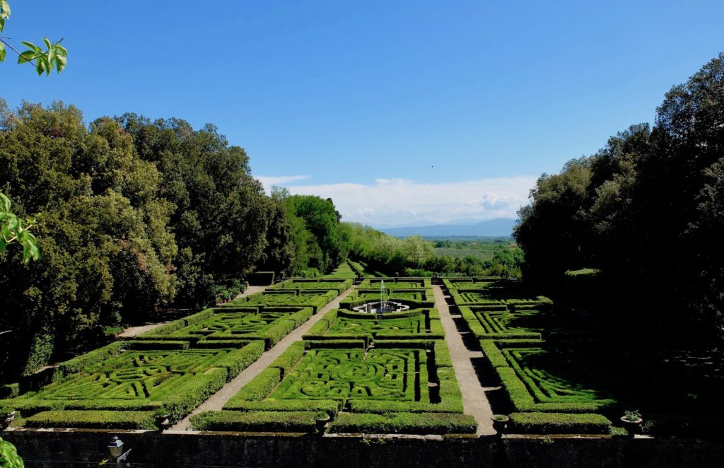 Italian gardens Castello Ruspoli