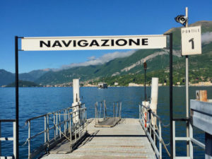 Lake Como ferry stop